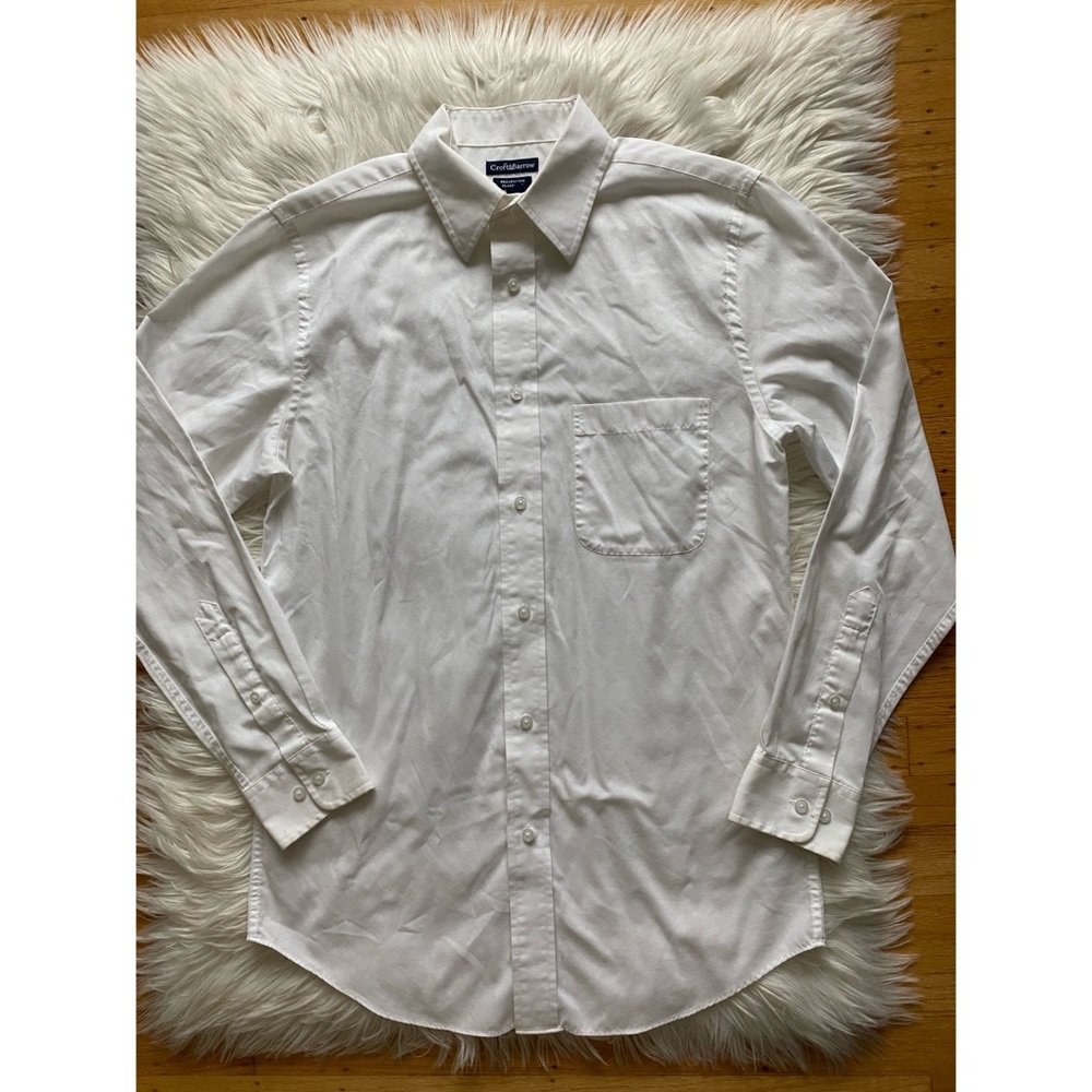 Croft&Barrow white button down shirt